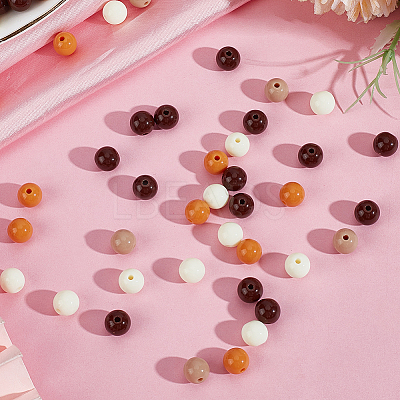 Opaque Acrylic Beads SACR-PA0001-04B-01-1