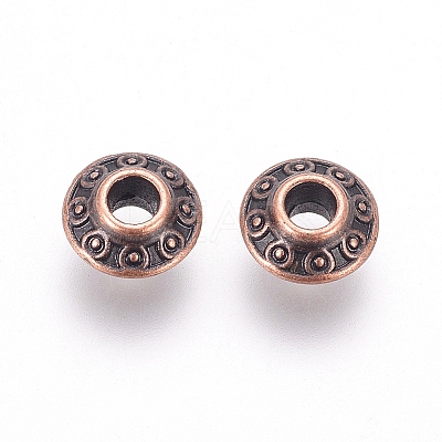 Tibetan Style Alloy Spacer Beads LS-RLF0725Y-NF-1