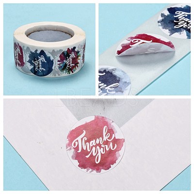 1 Inch Thank You Stickers X-DIY-L028-A02-1