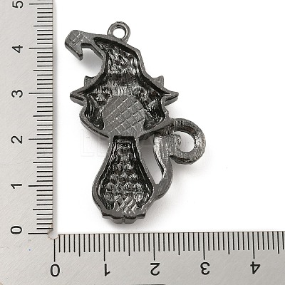 Alloy with Glass Rhinestone Pendants FIND-B033-01C-B-1