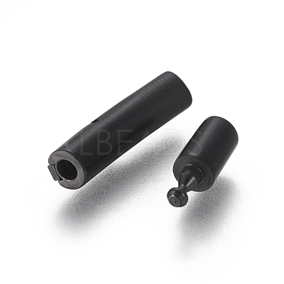 304 Stainless Steel Bayonet Clasps STAS-I013-3mm-MB-1