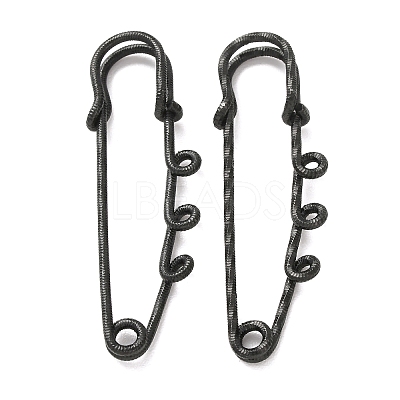304 Stainless Steel Safety Pins Brooch Findings STAS-C181-01C-B-1