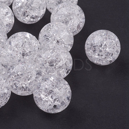 Transparent Acrylic Beads X-PAB984Y-1-1