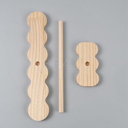 Wood Headband Holders ODIS-WH0043-301C-1