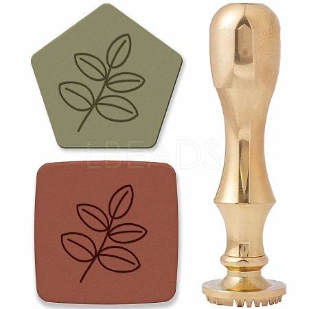 Brass Clay Seal Stamp Set DIY-WH0576-003-1
