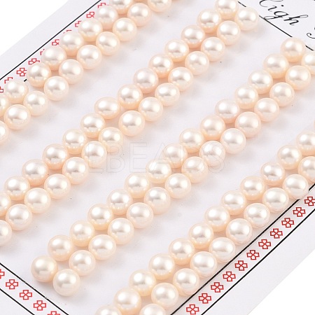 Grade 6A Natural Cultured Freshwater Pearl Beads PEAR-N018-6A-5560A-1