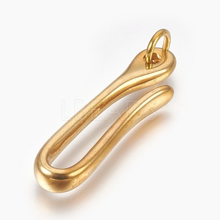 Brass S Hook Clasps KK-WH0021-01A-1