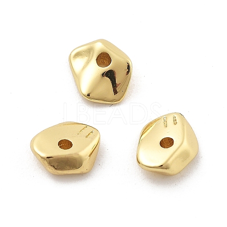 Rack Plating Nuggets Brass Beads KK-M309-43G-06-1