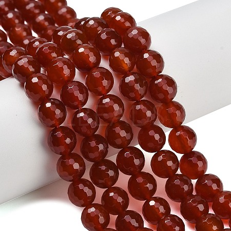Natural Carnelian Beads Strands G-C280-B10-10mm-1