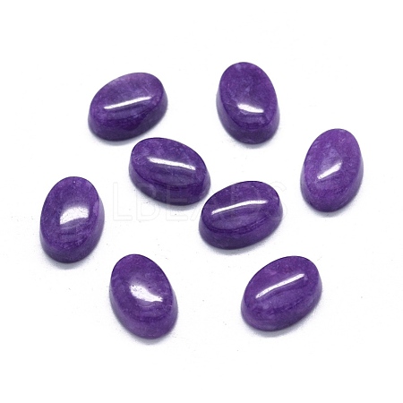 Natural Dyed Jade Cabochons G-O175-21A-1