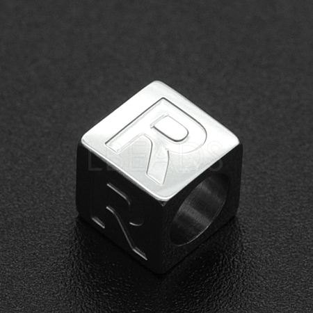 Non-Tarnish 201 Stainless Steel European Beads STAS-N090-LA062-R-1