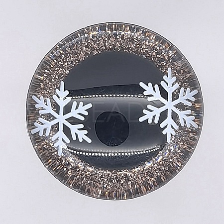 Snowflake Resin Craft Safety Eyes DIY-WH0399-97I-1