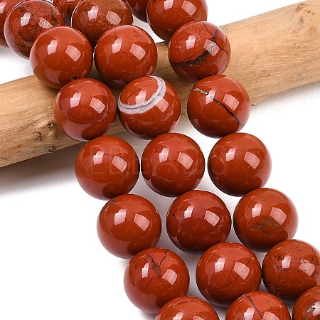 Natural Red Jasper Beads Strands G-L648-A06-16mm-1