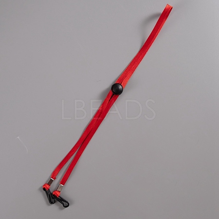 Polyester Hat Flexible Removable Chin Cord OCOR-WH0064-25F-1