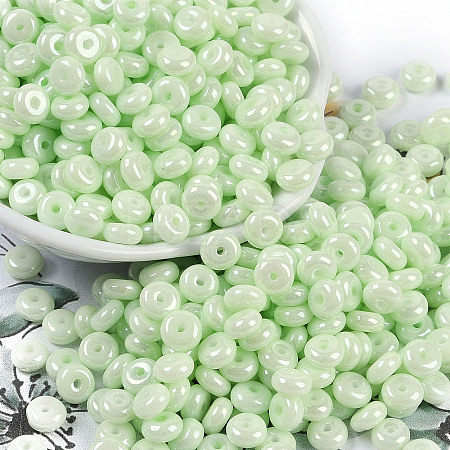 Opaque Colours Luster Glass Seed Beads SEED-P008-01C-02-1
