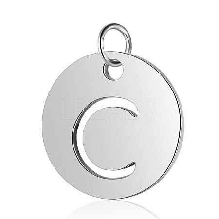 Non-Tarnish 304 Stainless Steel Charms STAS-S105-T514S-C-1