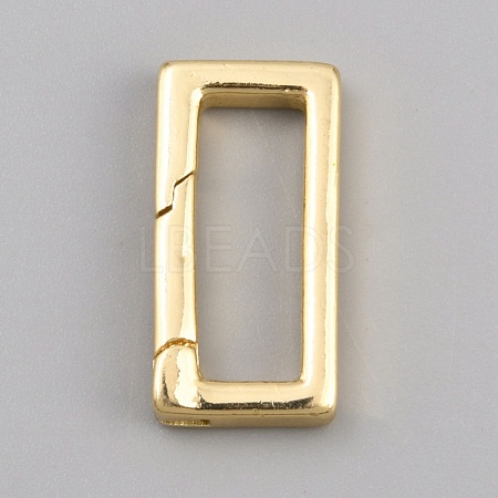 4Pcs Brass Spring Gate Rings FIND-BBC0005-03G-1