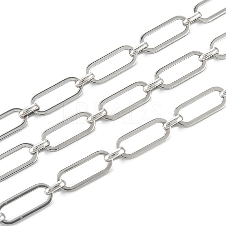 Handmade 304 Stainless Steel Link Chains CHS-M004-01P-1