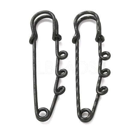 304 Stainless Steel Safety Pins Brooch Findings STAS-C181-01C-B-1