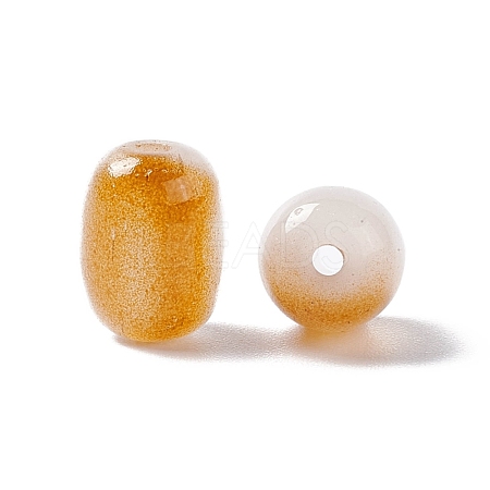 Opaque Glass Beads GLAA-F117-06C-1