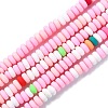 Handmade Polymer Clay Beads Strands X-CLAY-N008-008N-2