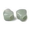 Natural Green Aventurine European Beads G-C269-01E-2