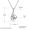 Trendy 925 Sterling Silver Pendant Necklaces NJEW-BB22387-7