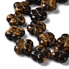 Natural Tiger Eye Beads Strands G-M418-D04-01-4