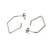 304 Stainless Steel Stud Earrings for Women EJEW-M028-07S-2