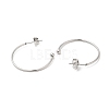 Non-Tarnish 304 Stainless Steel Stud Earring EJEW-H134-02B-P-2