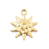 304 Stainless Steel Pendants STAS-R155-045G-02-1
