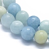 Natural Aquamarine Beads Strands G-D0013-67A-3