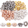 100Pcs 4 Colors Plastic Spacer Beads FIND-SC0021-95-1