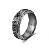 Viking Style Retro 304 Stainless Steel Finger Rings FS-WG40F7A-03-3