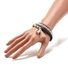 Polymer Clay Heishi Beads Stretch Bracelets Set BJEW-JB07395-9