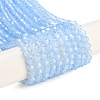 Baking Paint Transparent Glass Beads Strands DGLA-F029-J4mm-02-1