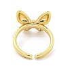 Butterfly Brass Cuff Rings RJEW-L113-011G-3