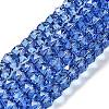 Transparent Glass Beads Strands EGLA-K071-01G-1