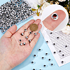 300Pcs CCB Plastic European Beads CCB-DC0001-21-3