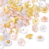 60Pcs 3 Colors 1-Hole Resin Buttons RESI-TA0004-42-3