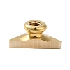 Golden Plated Triangle Shaped Wax Seal Brass Stamp Head STAM-K001-04G-04-3