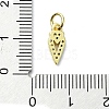 Brass Micro Pave Cubic Zirconia Pendants KK-H475-54G-02-3