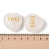 Natural Quartz Crystal Heart Engraving MBTI Figurines Statues for Home Office Desk Decorations X1-G-K353-05B-3
