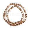Electroplate Glass Beads Strands GLAA-G112-07A-2