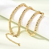 4MM Round 304 Stainless Steel Beaded Necklaces for Man and Women SA-CBAB767-16G-1