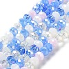 Glass Beads Strands EGLA-A034-M8mm-18-5