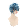 Short Blue Anime Cosplay Wigs OHAR-I015-15-4