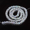Electroplate Glass Beads Strands X1-EGLA-A034-T4mm-L19-2