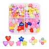 4 Style Transparent Acrylic Beads MACR-YW0001-62-1