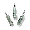 Natural Green Aventurine Big Pointed Pendants G-I322-05P-04-1